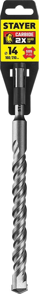 STAYER  14 x 210 мм, SDS-plus бур, Professional (2930-210-14) 2930-210-14_z02