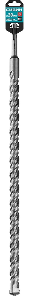 СИБИН  20 х 310 мм, SDS-plus бур (29312-310-20) 29312-310-20