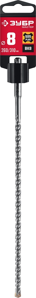 ЗУБР  8 x 310 мм, SDS-plus бур (29315-310-08) 29315-310-08