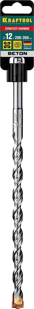 KRAFTOOL  Cerazit Carbide, 12 х 260 мм, SDS-plus бур (29320-260-12) 29320-260-12_z02