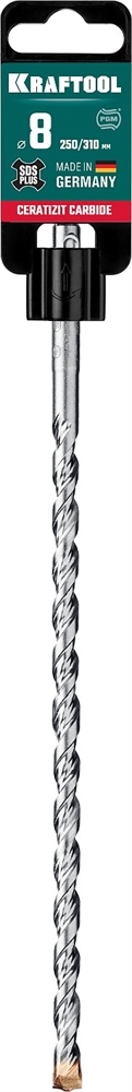KRAFTOOL  Cerazit Carbide, 8 х 310 мм, SDS-plus бур (29320-310-08) 29320-310-08_z02