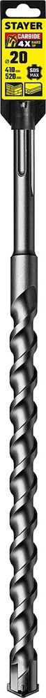 STAYER  Hercules-4Х, 20 x 410/520 мм, SDS-max бур, Professional (29370-410-20) 29370-410-20