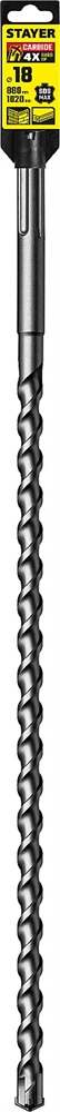 STAYER  Hercules-4Х, 18 x 880/1020 мм, SDS-max бур, Professional (29370-880-18) 29370-880-18