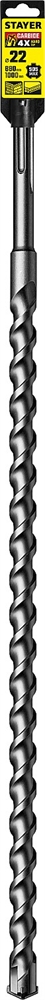 STAYER  Hercules-4Х, 22 x 880/1000 мм, SDS-max бур, Professional (29370-880-22) 29370-880-22