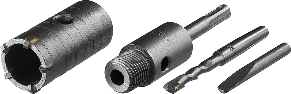 ЗУБР  35 мм, SDS - Plus, 5Т, коронка по бетону с державкой, Профессионал (2918-35) 2918-35