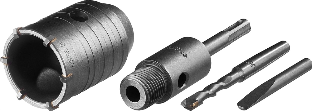 ЗУБР  50 мм, SDS - Plus, 6Т, коронка по бетону с державкой, Профессионал (2918-50) 2918-50