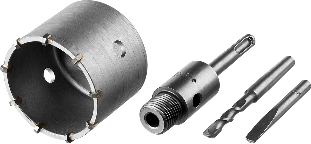 ЗУБР  73 мм, SDS - plus, 8Т, коронка по бетону с державкой, Профессионал (2918-73) 2918-73_z01