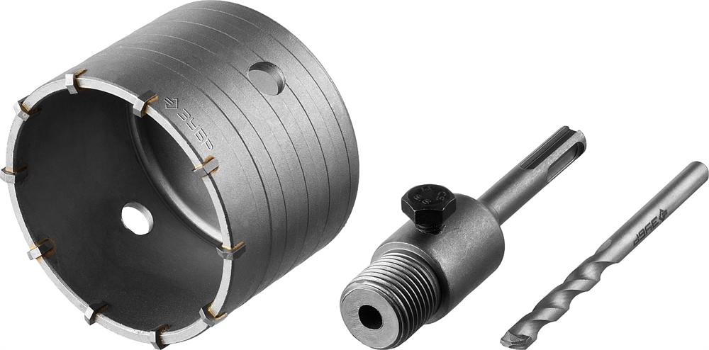 ЗУБР  80 мм, SDS - Plus, 10Т, коронка по бетону с державкой (29211-80) 29211-80