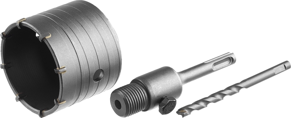 СИБИН  73 мм, SDS - Plus, 8Т, коронка по бетону с оснасткой (29216-73) 29216-73