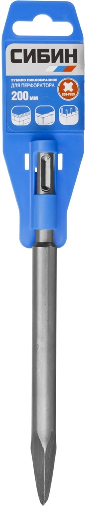 СИБИН  200 мм, SDS-Plus, пикообразное зубило  (29241-00) 29241-00