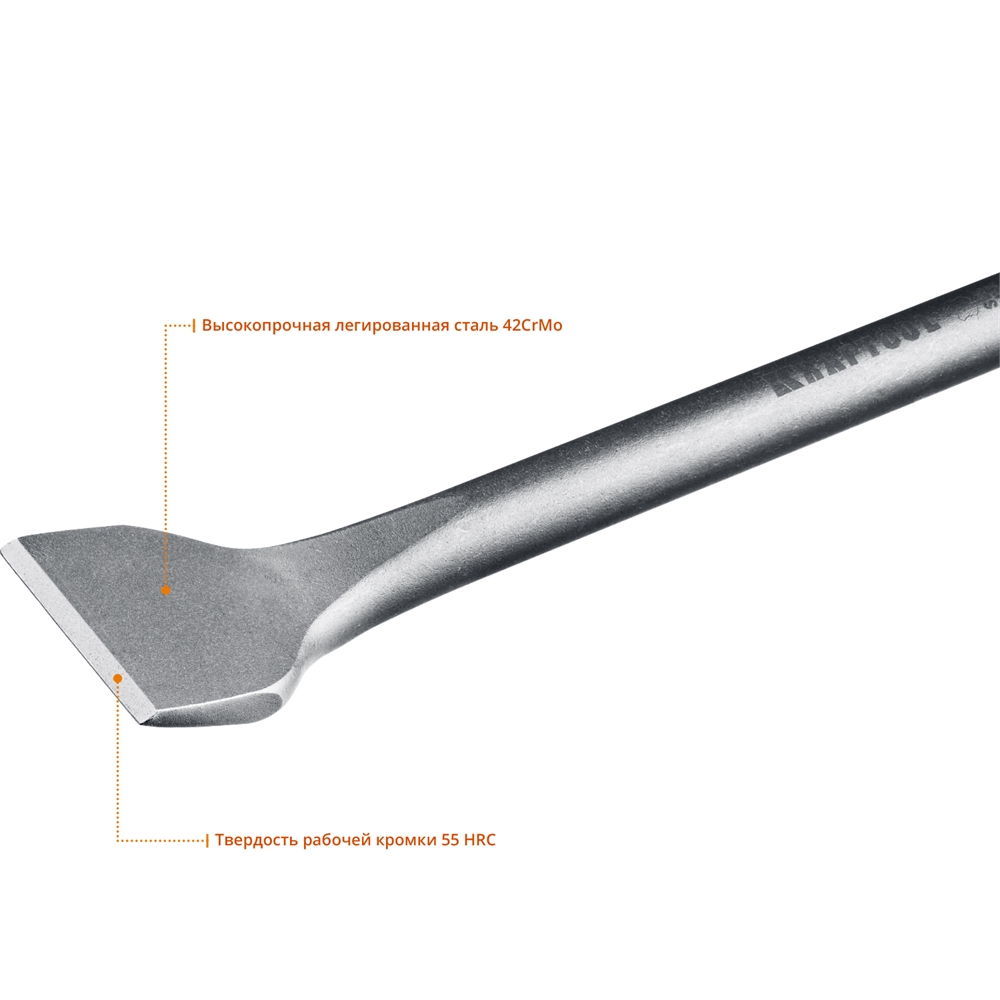 KRAFTOOL  Alligator, 50 х 400 мм, SDS-max, пикообразное зубило (29333-50-300) 29333-50-300_z01