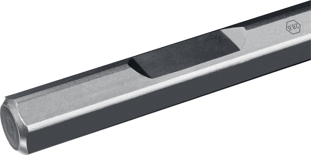 KRAFTOOL  Alligator, 400 мм, HEX 28, пикообразное зубило  (29341-00-400) 29380-00-400