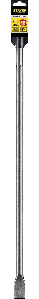 STAYER  Gorilla Force, 25 x 600 мм, SDS-max, пикообразное зубило, Professional (29392-25-600) 29392-25-600
