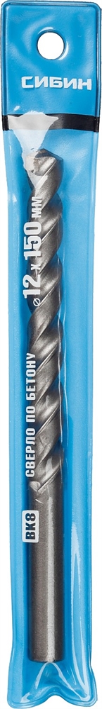СИБИН  12 x 150 мм, сверло по бетону (29112-150-12) 29112-150-12