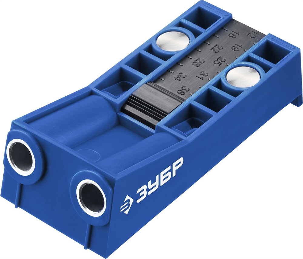 ЗУБР  два отверстия, двойной кондуктор для глухих отверстий, Профессионал (30091) 30091