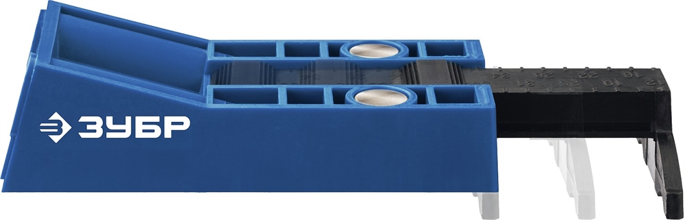 ЗУБР  два отверстия, двойной кондуктор для глухих отверстий, Профессионал (30091) 30091