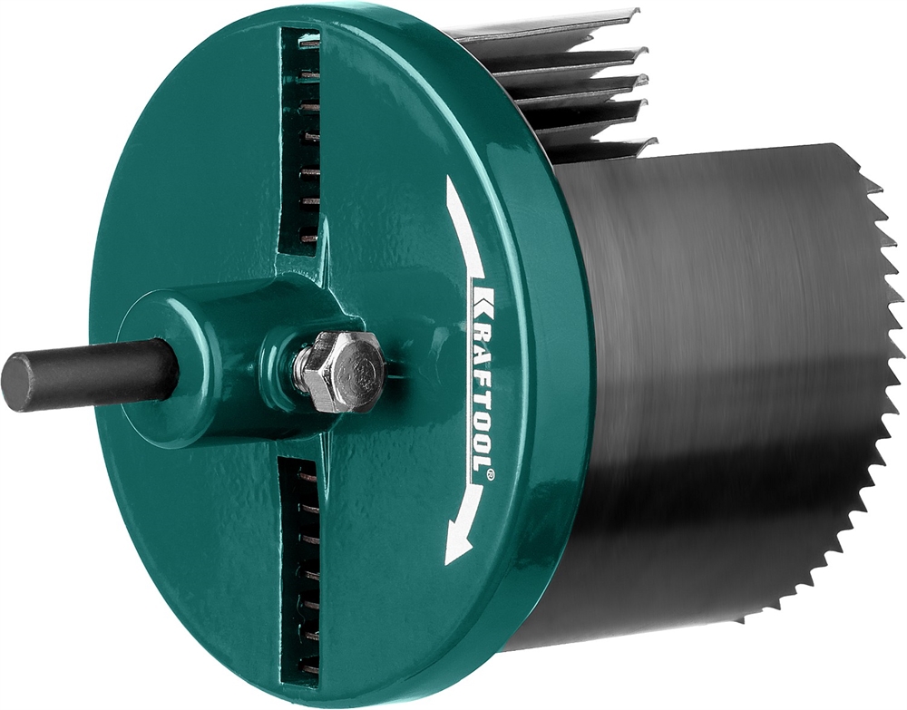 KRAFTOOL  7 шт, (25-32-38-45-50-56-62 х 42 мм), наборная кольцевая пила по дереву (29580-H7-42) 29580-H7-42