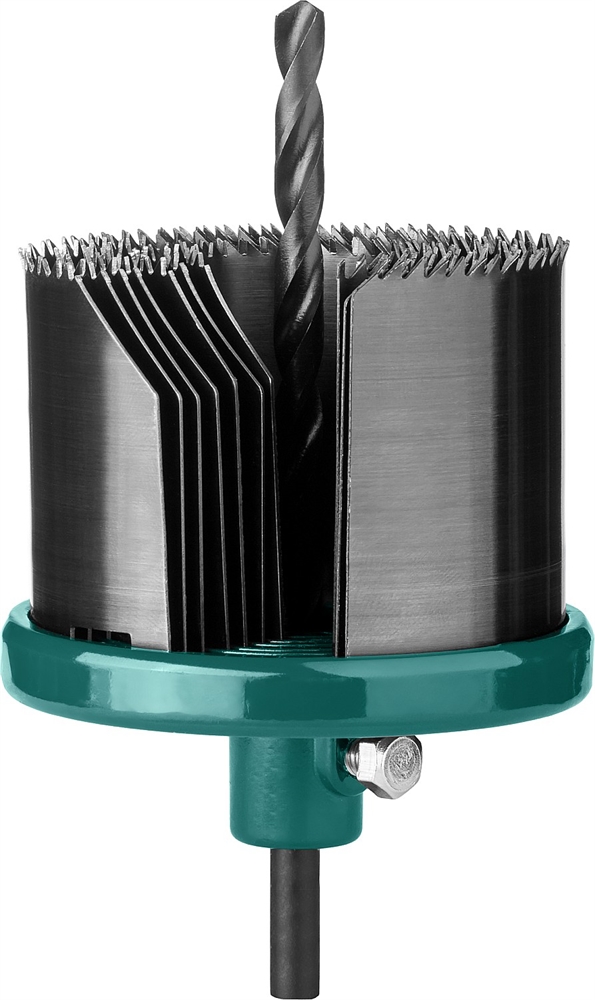 KRAFTOOL  7 шт, (25-32-38-45-50-56-62 х 42 мм), наборная кольцевая пила по дереву (29580-H7-42) 29580-H7-42