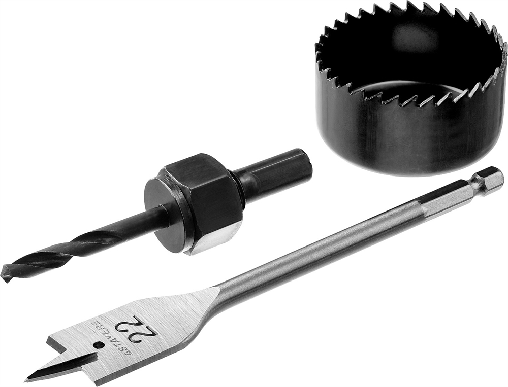 STAYER  54 мм, набор для врезки замков (29606-H3) 29606-H3