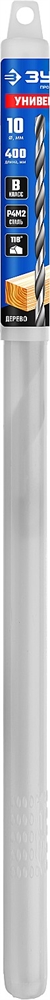 ЗУБР  Универсал, d 10 x 400/85 мм, опалубочное универсальное сверло, Профессионал (29390-400-10) 29390-400-10_z02