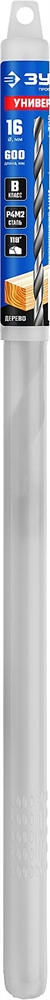 ЗУБР  Универсал, d 16 x 600/110 мм, опалубочное универсальное сверло, Профессионал (29390-600-16) 29390-600-16_z02