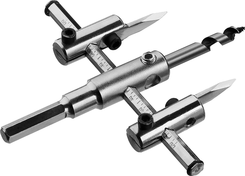 ЗУБР  d 30-120 мм, глубина реза 30 мм, регулируемое сверло по дереву (29440-120) 29440-120