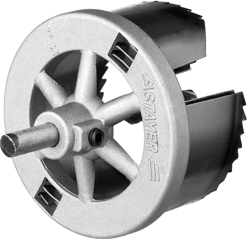 STAYER  3 шт, (60-67-74 х 32 мм), усиленная, наборная кольцевая пила по дереву, Professional (2957-074) 2957-074