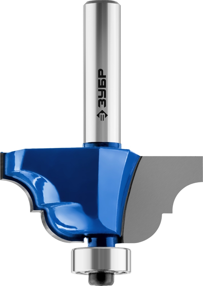 ЗУБР  42.8 x 19 мм, радиус 6.3 мм, фреза кромочная калевочная №4, Профессионал (28705-42.8) 28705-42.8