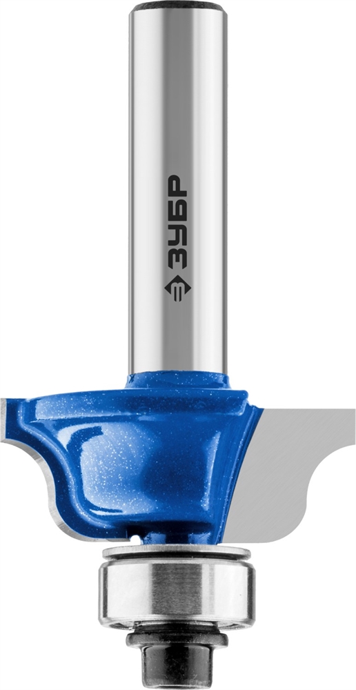 ЗУБР  28.6 x 12 мм, радиус 4 мм, фреза кромочная калевочная №6, Профессионал (28707-28.6) 28707-28.6