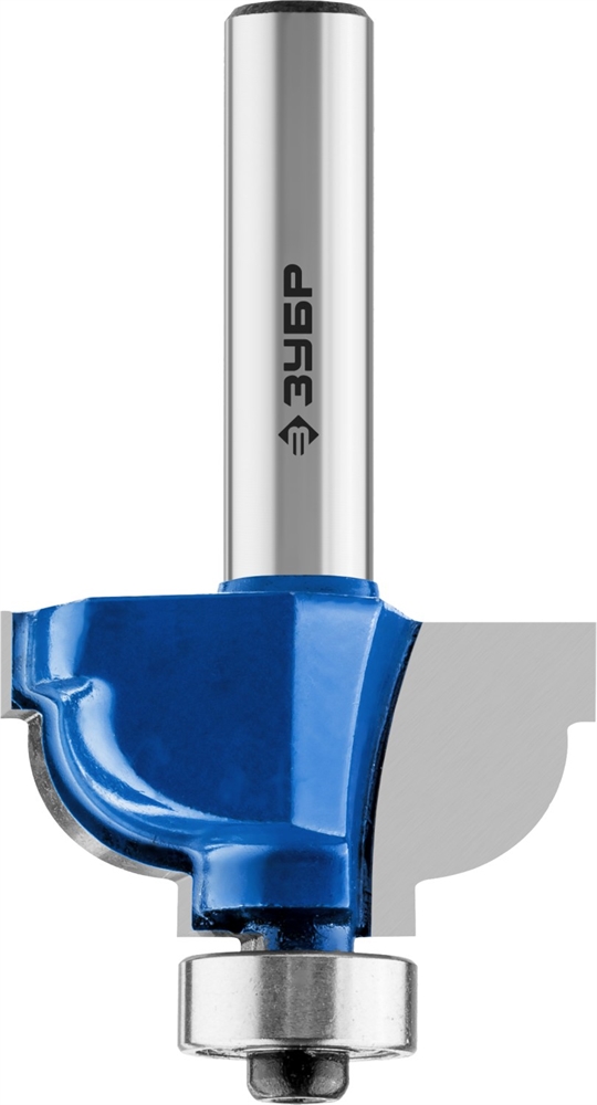 ЗУБР  31.8 x 17 мм, радиус 8 мм, фреза кромочная калевочная №7, Профессионал (28708-31.8) 28708-31.8