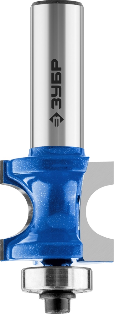 ЗУБР  25.4 x 31.8 мм, радиус 6.3 мм, фреза полустержневая с подшипником, Профессионал (28722-25.4) 28722-25.4