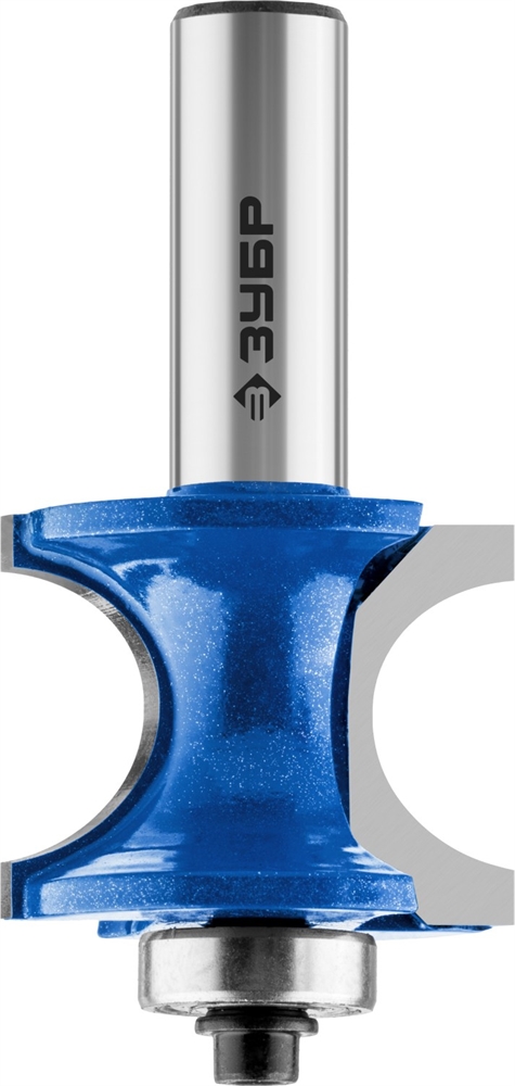 ЗУБР  34.9 x 29 мм, радиус 9.5 мм, фреза полустержневая с подшипником, Профессионал (28722-34.9) 28722-34.9