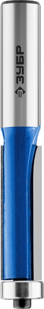 ЗУБР  12.7 x 38 мм, хвостовик 12 мм, фреза кромочная с нижним подшипником, Профессионал (28727-12.7-38) 28727-12.7-38