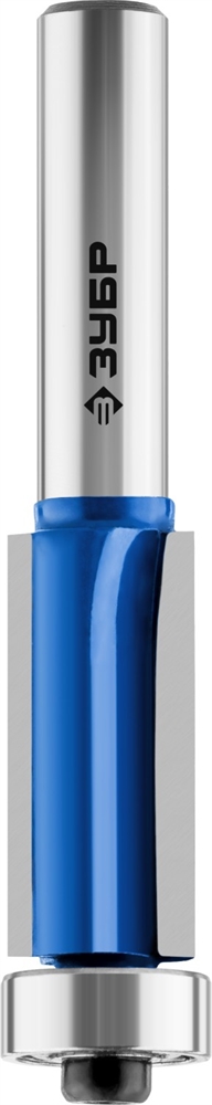 ЗУБР  12.7 x 25.4 мм, хвостовик 8 мм, фреза кромочная с нижним подшипником (3 лезвия), Профессионал (28728-12.7-25.4) 28728-12.7-25.4