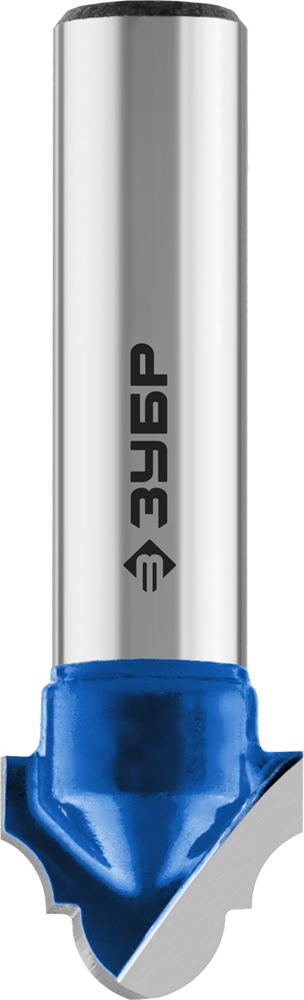 ЗУБР  12.7 x 10 мм, радиус 2.4 мм, фреза пазовая фасонная №6, Профессионал (28745-12.7) 28745-12.7