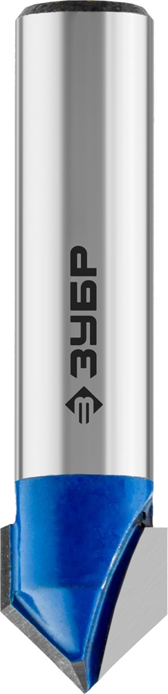 ЗУБР  9.5 x 9.5 мм, угол 90° мм, фреза пазовая галтельная V-образная, Профессионал (28752-9.5) 28752-9.5