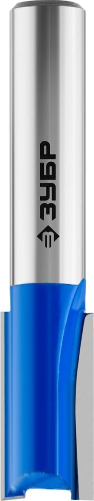 ЗУБР  10 x 19 мм, хвостовик 8 мм, фреза пазовая прямая, Профессионал (28753-10-19) 28753-10-19