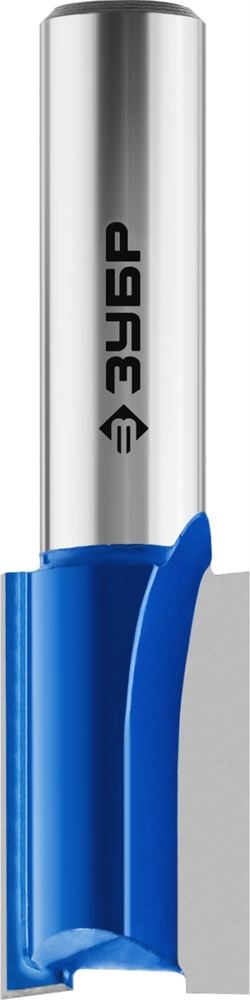 ЗУБР  14 x 19 мм, хвостовик 8 мм, фреза пазовая прямая, Профессионал (28753-14-19) 28753-14-19