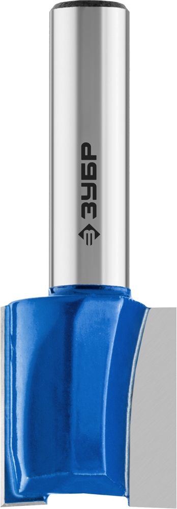 ЗУБР  18 x 19 мм, хвостовик 8 мм, фреза пазовая прямая, Профессионал (28753-18-19) 28753-18-19