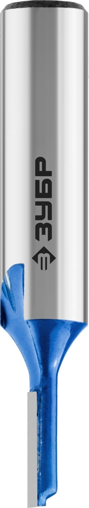 ЗУБР  3 x 10 мм, хвостовик 8 мм, фреза пазовая прямая, Профессионал (28753-3-10) 28753-3-10