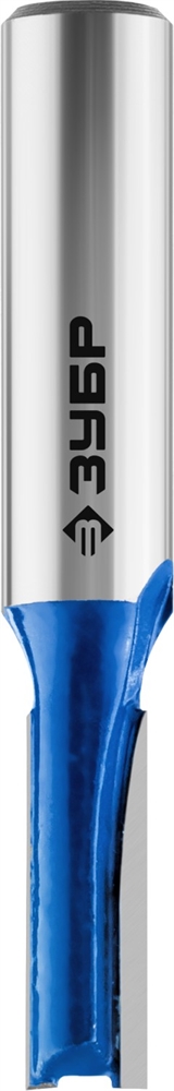 ЗУБР  6 x 16 мм, хвостовик 8 мм, фреза пазовая прямая, Профессионал (28753-6-16) 28753-6-16