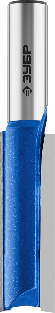 ЗУБР  16 x 51 мм, хвостовик 12 мм, фреза пазовая прямая. удлиненная, Профессионал (28754-16-51) 28754-16-51