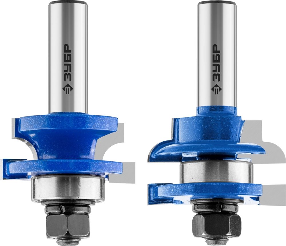 ЗУБР  41 x 23 мм, хвостовик 12 мм, набор фрез рамочных №3, Профессионал (28773-41.3-H2) 28773-41.3-H2