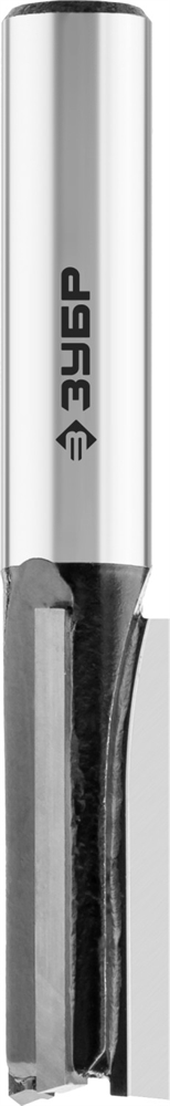 ЗУБР  10 x 25 мм, хвостовик 8 мм, фреза пазовая прямая, Профессионал (28780-10-25) 28780-10-25