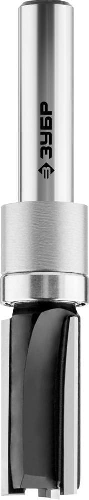 ЗУБР  12.7 x 26 мм, хвостовик 8 мм, фреза пазовая прямая с верхним подшипником, Профессионал (28781-12.7-26) 28781-12.7-26