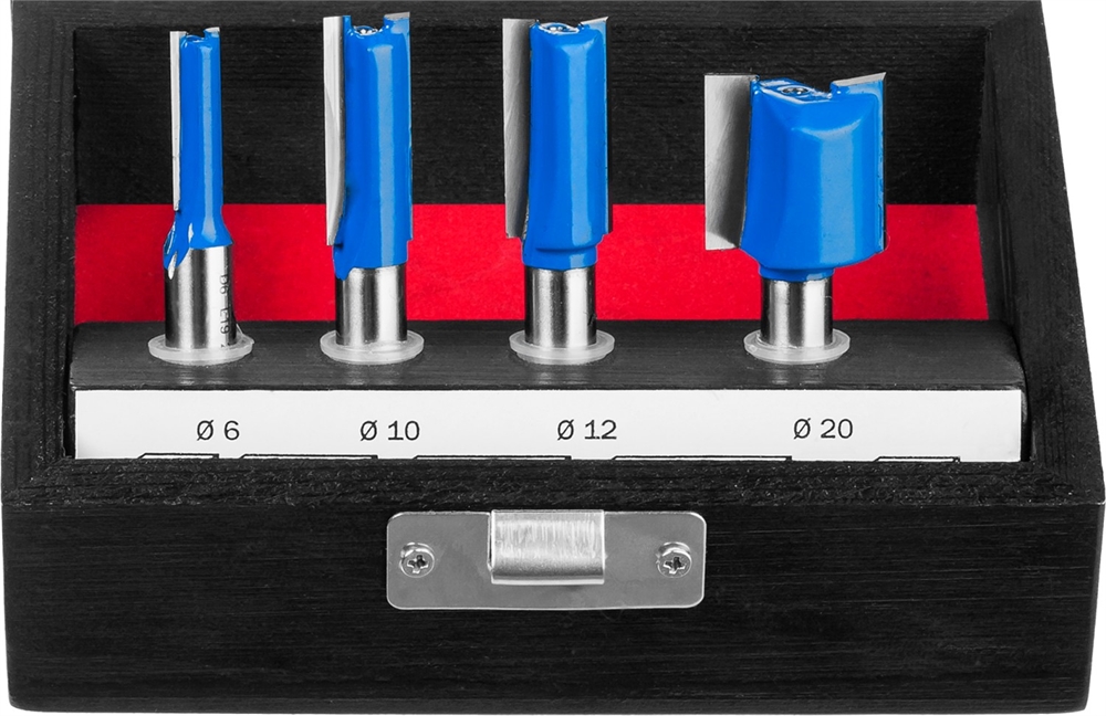 ЗУБР  4 шт, набор профильных фрез по дереву, Профессионал (28795-H4-1) 28795-H4-1