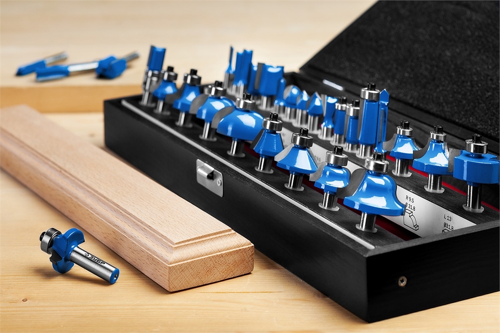 ЗУБР  26 шт, набор профильных фрез по дереву, Профессионал (28796-H26) 28796-H26