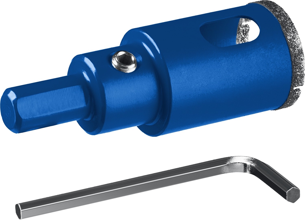 ЗУБР  АГК, d 38 мм, (центр. сверло, трехгр. хвост, Р60), алмазная коронка, Профессионал (29850-38) 29850-38