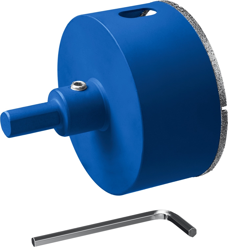 ЗУБР  АГК, d 50 мм, (центр. сверло, трехгр. хвост, Р60), алмазная коронка, Профессионал (29850-50) 29850-50