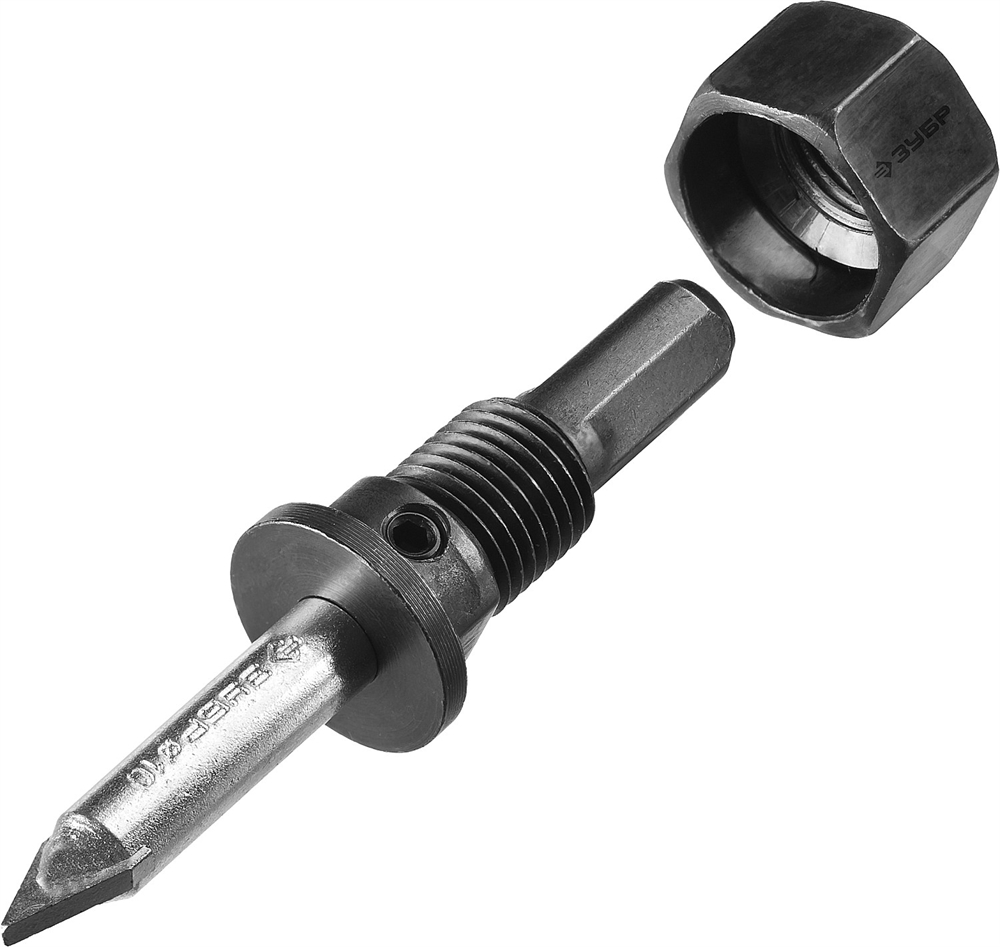 ЗУБР  64 мм, L 25 мм, карбид вольфрама, коронка-чашка с державкой и сверлом, Профессионал (33360-064) 33360-064_z01